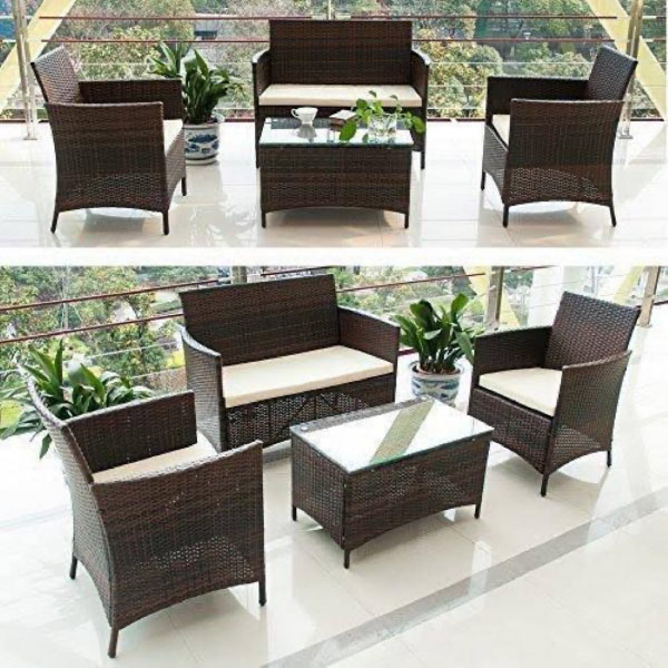 Brown Modern Outdoor Sofa Set Manufacturers, Suppliers in Delhi