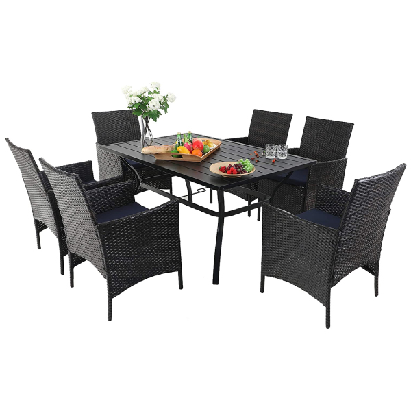 Outdoor Six Seater Dining Set Manufacturers, Suppliers in Delhi